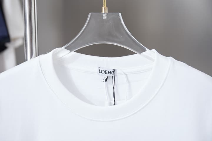 Loewe Embroidered Patch Logo T-Shirt – 2026SS Early Spring Collection in Black