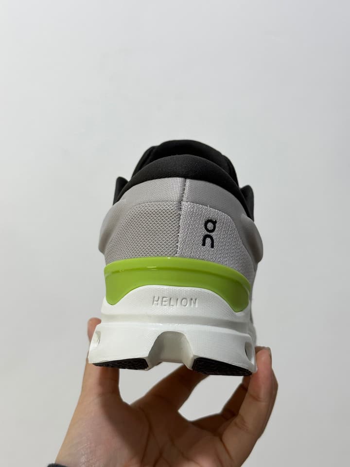On x Roger Federer Cloudstratus 3 Special Edition Sneakers in All Black Red Accent