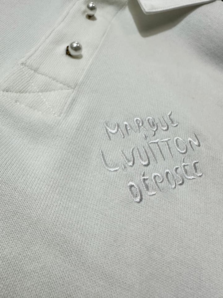 Louis Vuitton Button Pullover Polo Shirt – 24SS in Navy Blue