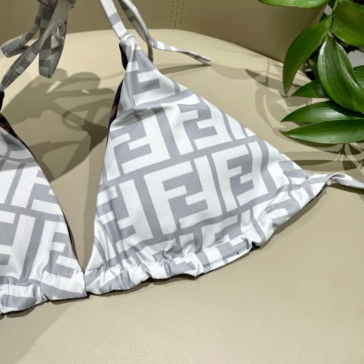 Fendi Reversible One-Piece Swimsuit in Blue Monogram