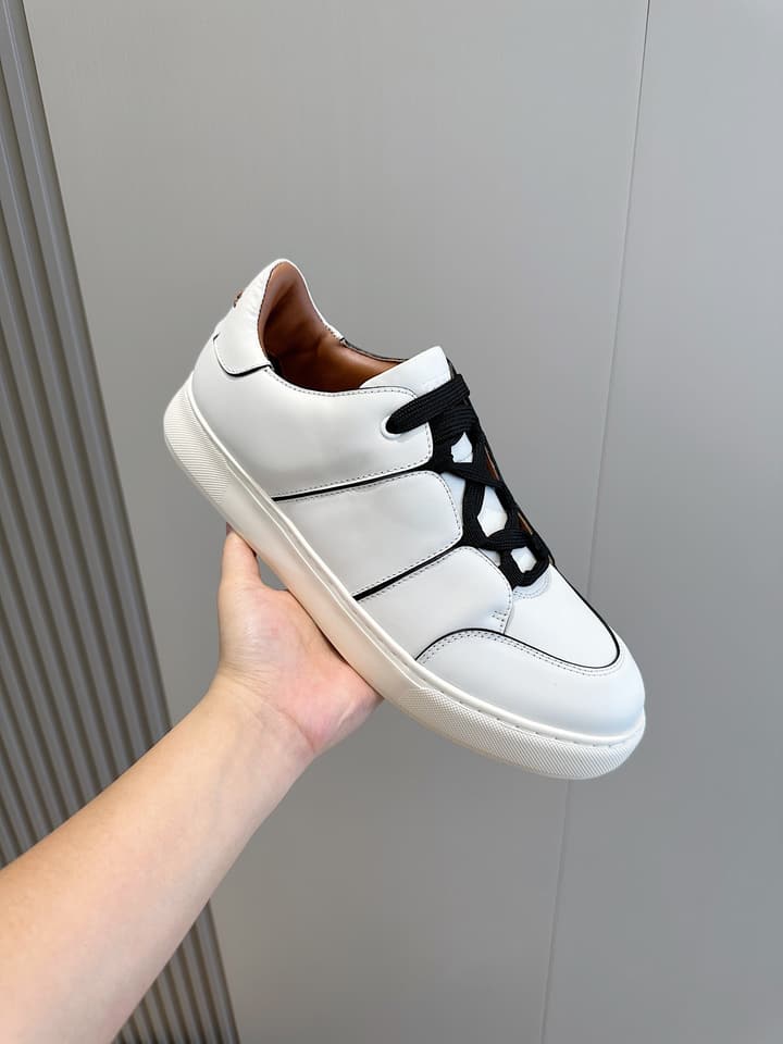 Zegna Tiziano Couture Sneakers in Black With Matching Laces