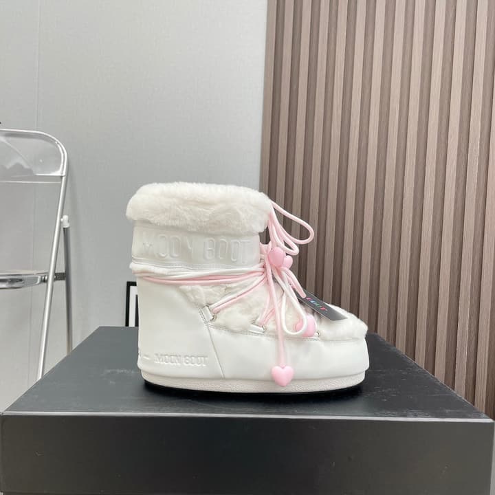Moon Boot Furry Snow Boots – 2024FW in High