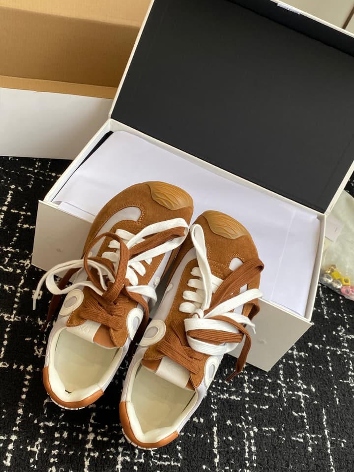 Loewe Ballet Runner Sneakers – 2025 Paris Fashion Week in Brown