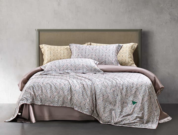 Bottega Veneta Home Collection Lava Woven Bedding Set in Taupe Lava Print
