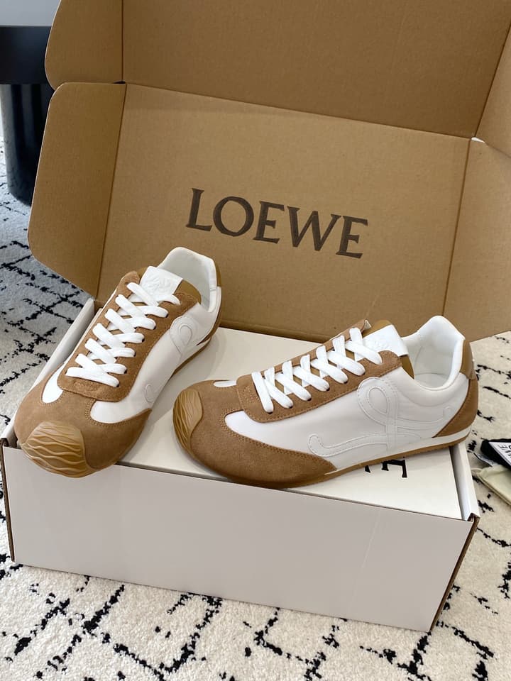 Loewe Ballet Runner Sneakers in Charcoal Grey