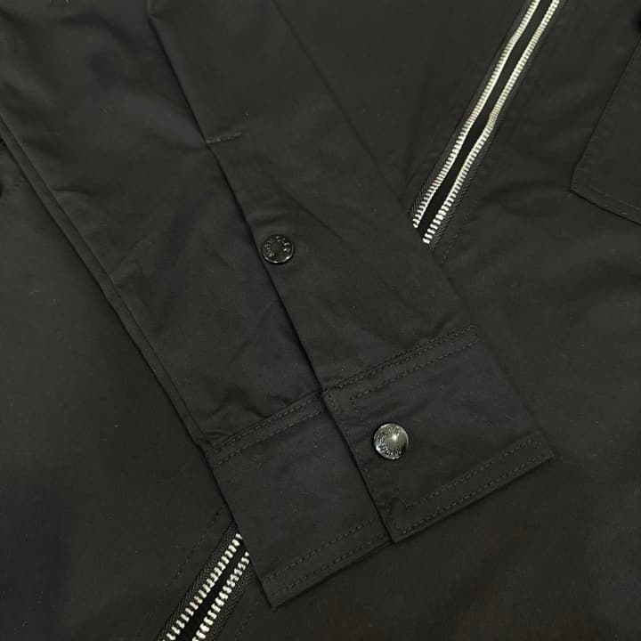 Moncler Pocket Zipper Jacket in Classic Black