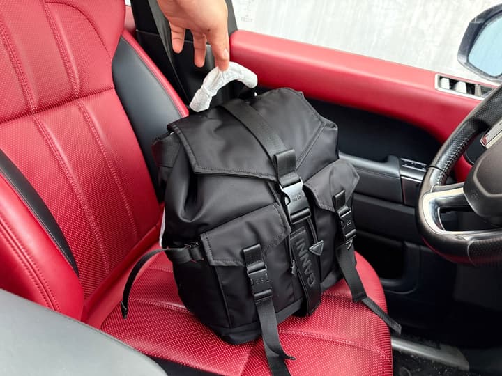 RIMOWA Never Still Canvas Backpack in Black