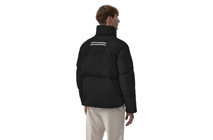 Canada Goose Lawrence Stand-Collar Puffer Jacket in Classic Black