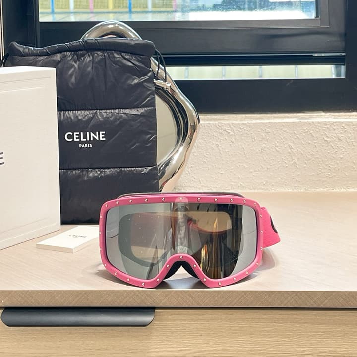 Celine Ski Goggles in All Black Frame