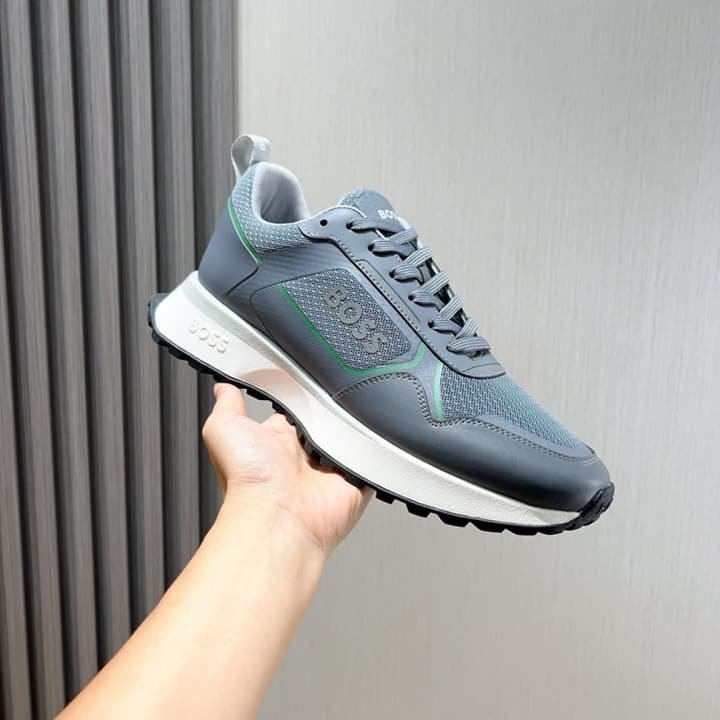 Boss Men's Luxury Sport Sneakers in Black