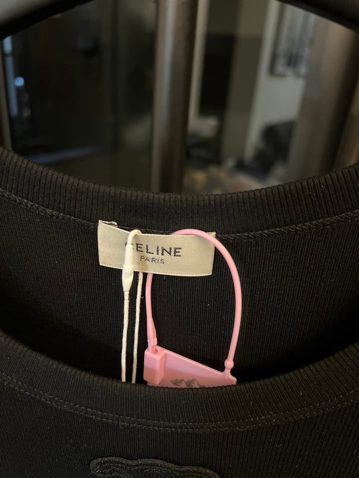 Celine Triomphe Embroidered Knit Vest – 2025SS Collection in Black