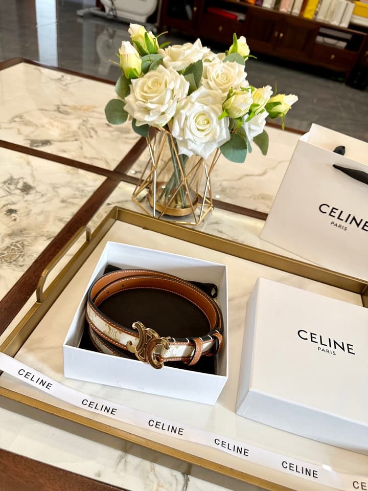 Celine Classic Leather Belt – 2.5cm