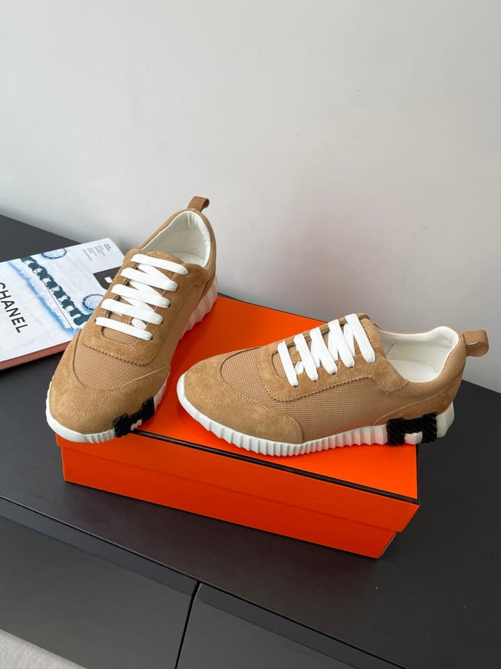 Hermès Classic Couple's Casual Sneakers in Black