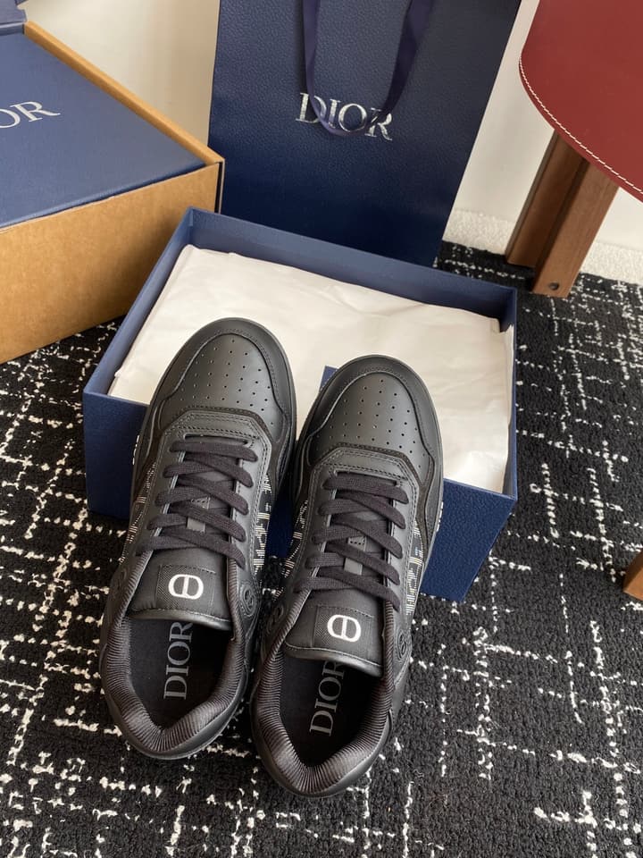 Dior B27 High-Top Sneakers – 25 Collection in Black