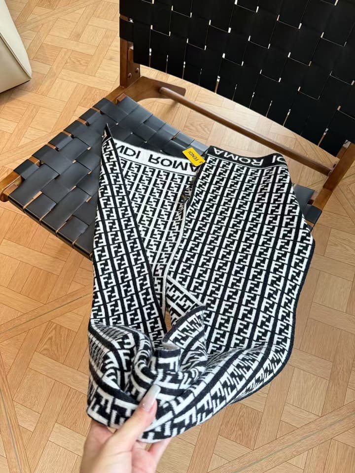 Fendi Cashmere Wool Scarf