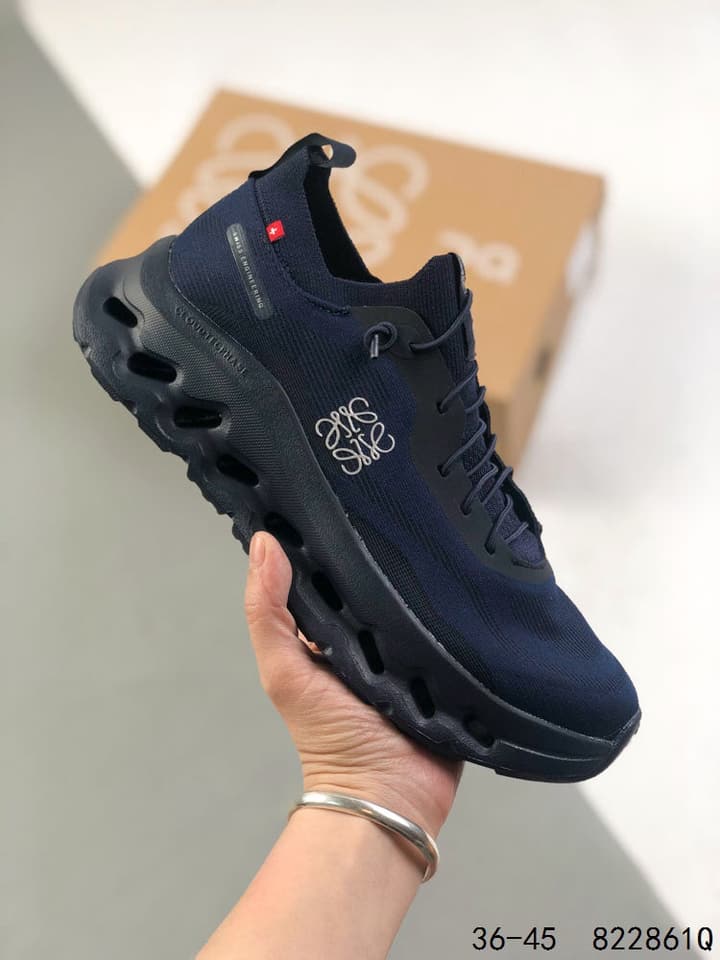 Loewe x On Cloudtilt Lightweight Sneakers in Dark Navy