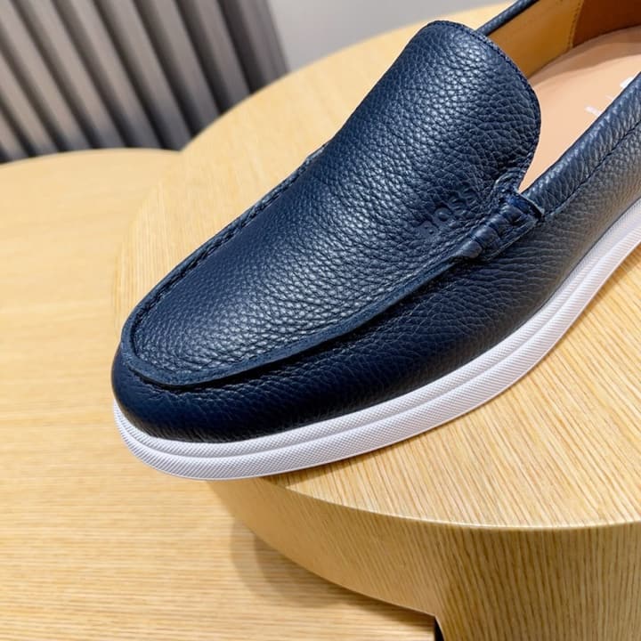 Boss Men's Luxury Leather Loafers in Black Leather