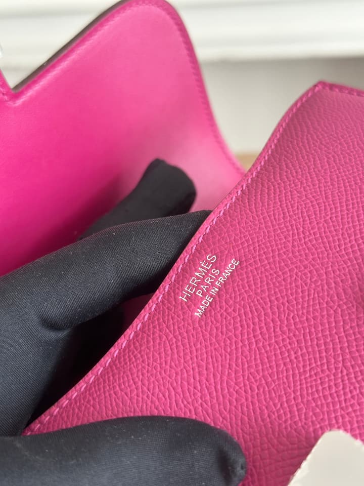 Hermès Constance Bag – Rose Purple Epsom Leather in Pink With Gold Hardware