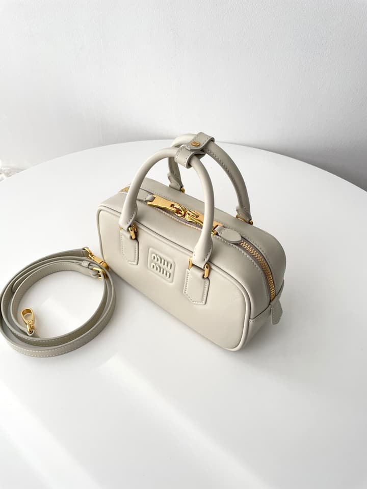 Miu Miu Bowling Bag in Black