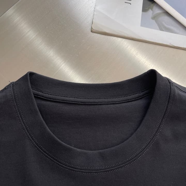 Loewe Pocket Embroidered Cotton T-Shirt in Black