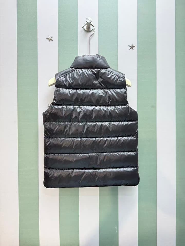 Moncler Kids Puffer Vest – 2025SS/FW Collection in Black