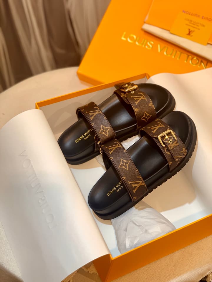 Louis Vuitton Denim Mules