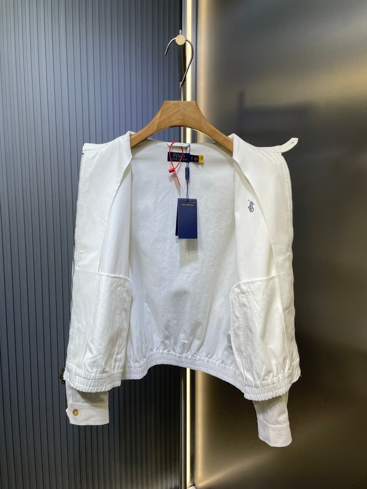 Ralph Lauren Embroidered Zipper Bomber Jacket
