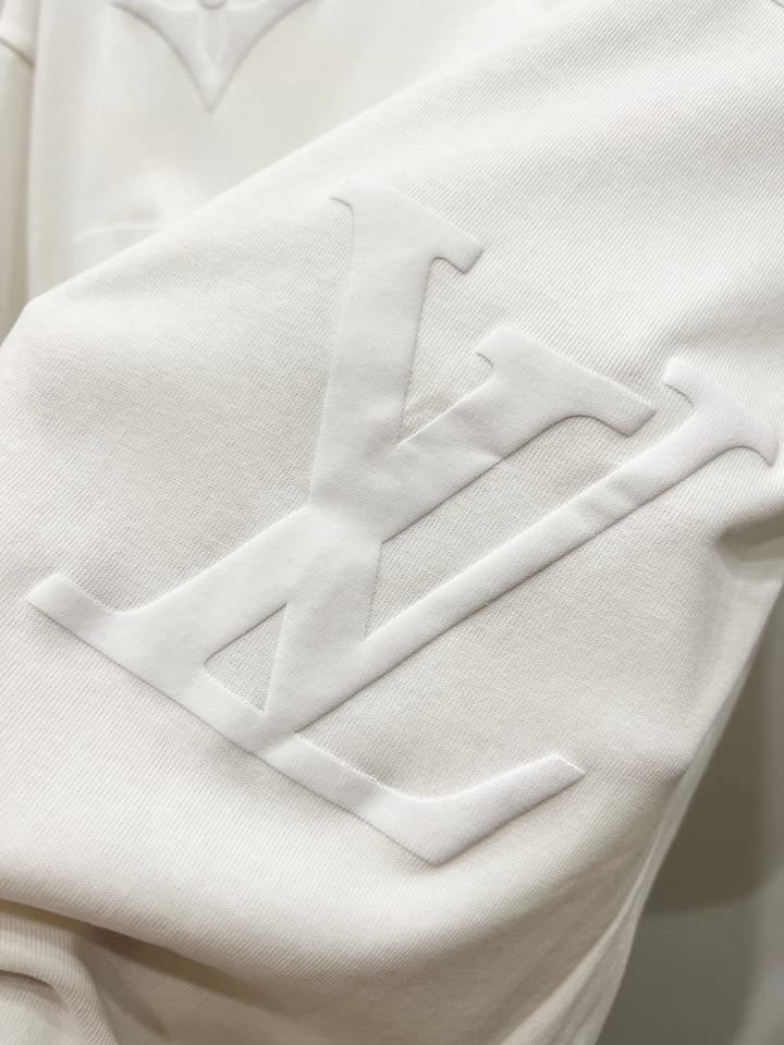 Louis Vuitton Monogram Clover Print Oversized T-Shirt in White