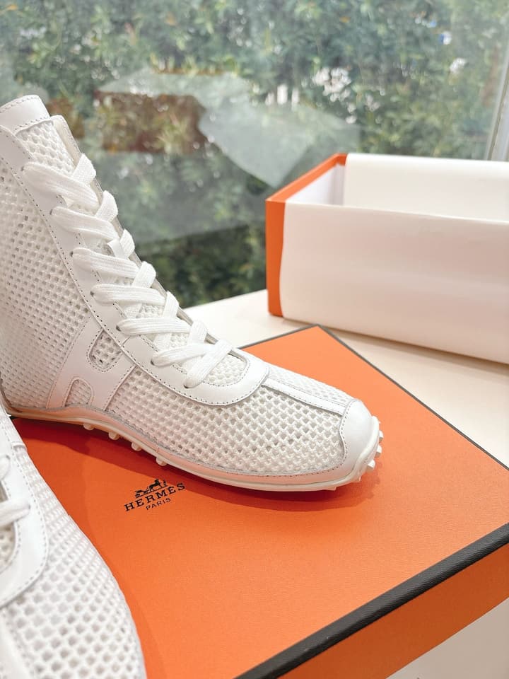 Hermès Bouncing Mesh Sneakers in Black