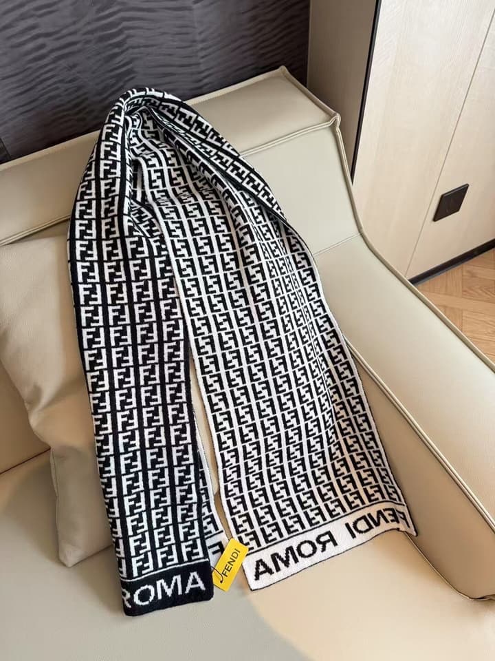 Fendi Cashmere Wool Scarf