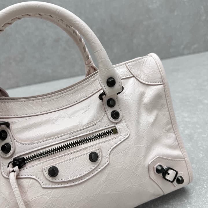 Balenciaga Le City Small Shoulder Bag – Petal Pink in Petal Pink