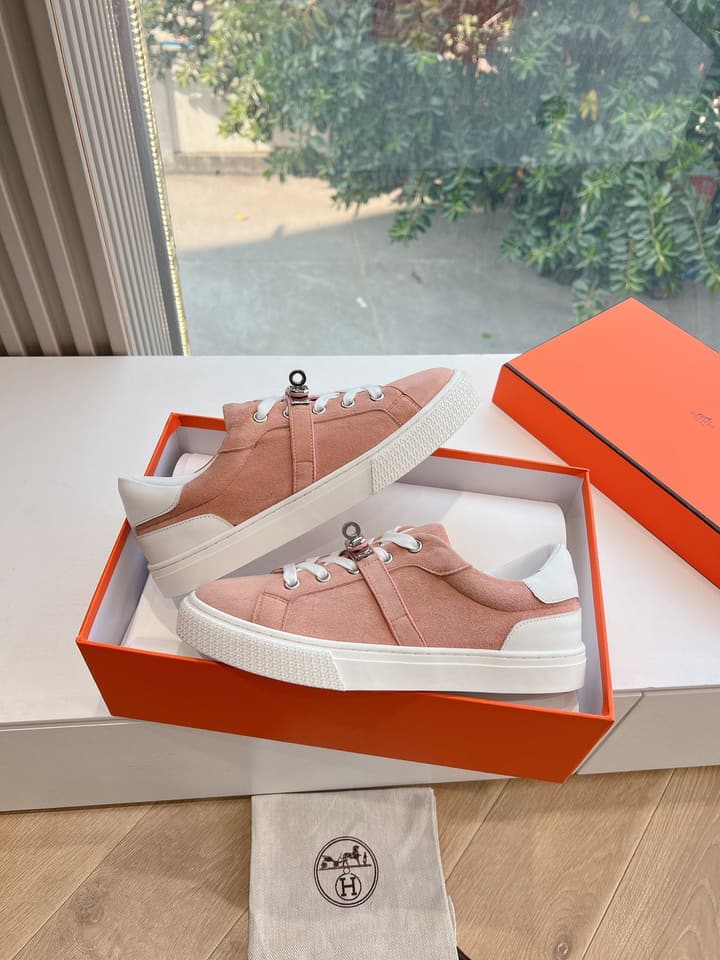Hermès Bouncing Men's Sneakers in Black Leather