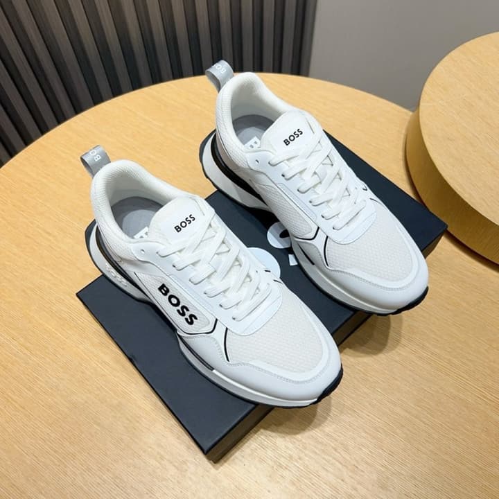 Boss Men's Luxury Sport Sneakers in Black