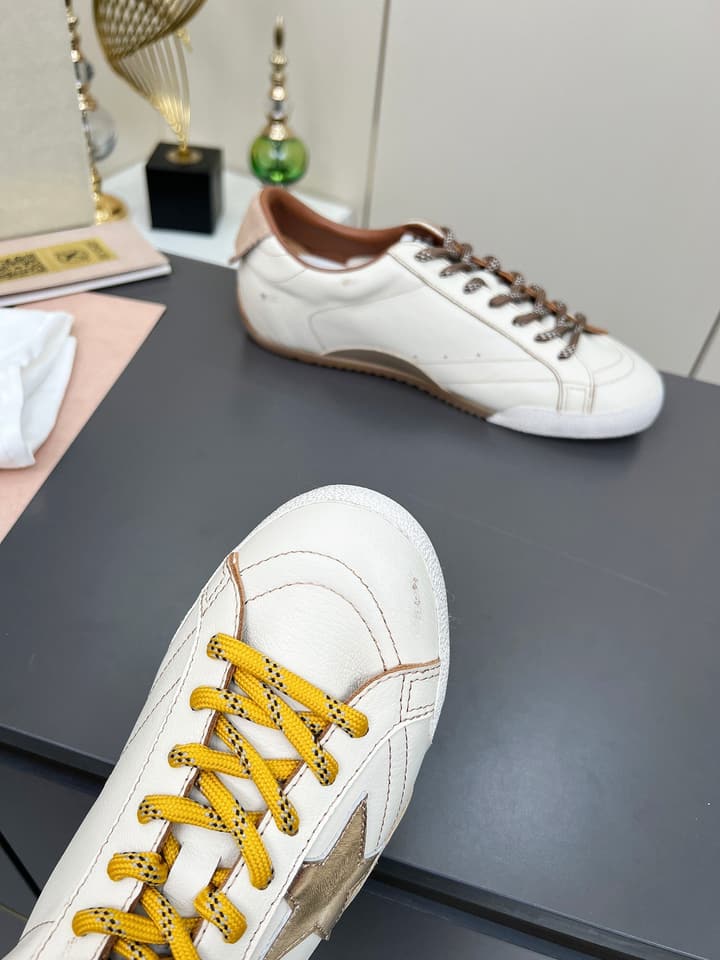 Golden Goose GGDB Star Distressed Sneakers in Black Suede