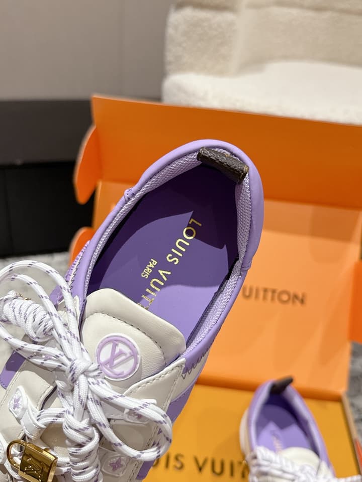 Louis Vuitton Sneakerina Ballet Sneakers – 2025 Collection in Metallic Silver