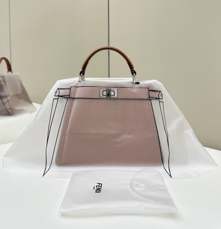 Fendi Peekaboo I See You Petite Satchel in Classic Black
