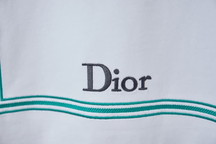 Dior Logo Embroidered T-Shirt – 26SS Early Spring Collection in Black