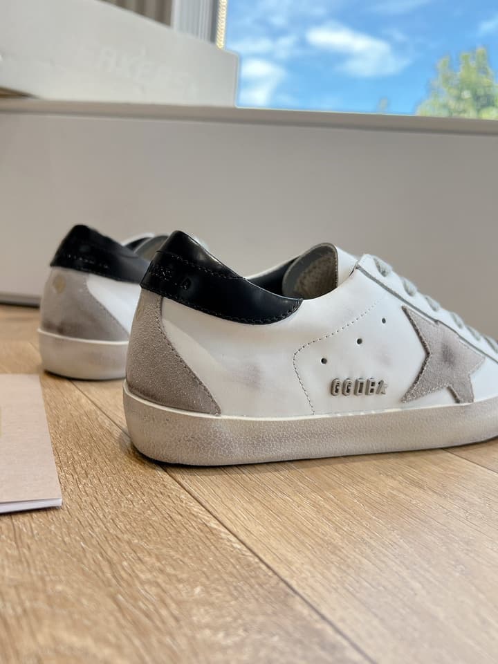Golden Goose SPACE Series Distressed Sneakers – 2025 Collection in Leopard Print Velcro