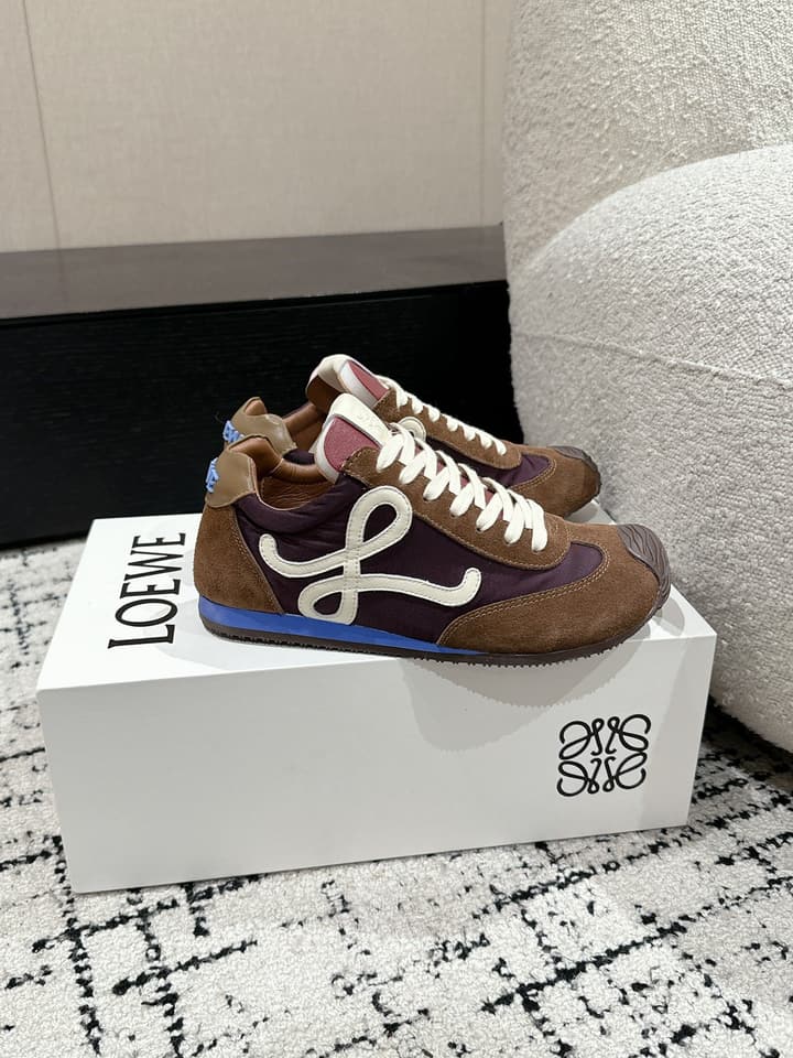Loewe Ballet Runner 2.0 Sneakers – 2025 Runway Collection in Black