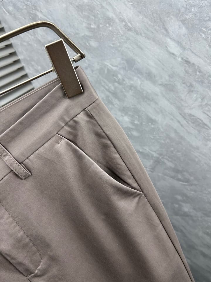 Burberry Tailored Casual Trousers – 2025SS in Camel Brown