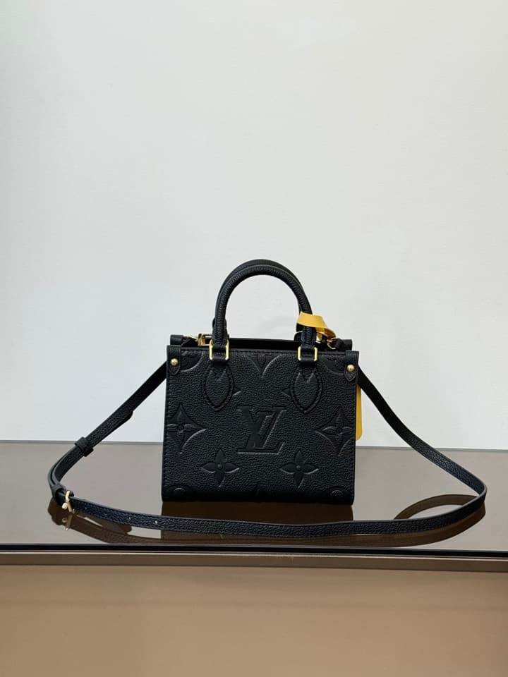 Louis Vuitton OnTheGo BB Handbag in Black Monogram