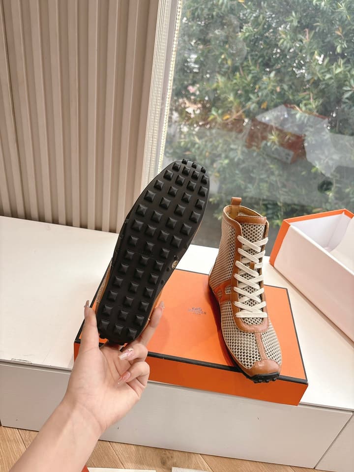 Hermès Bouncing Mesh Sneakers in Black