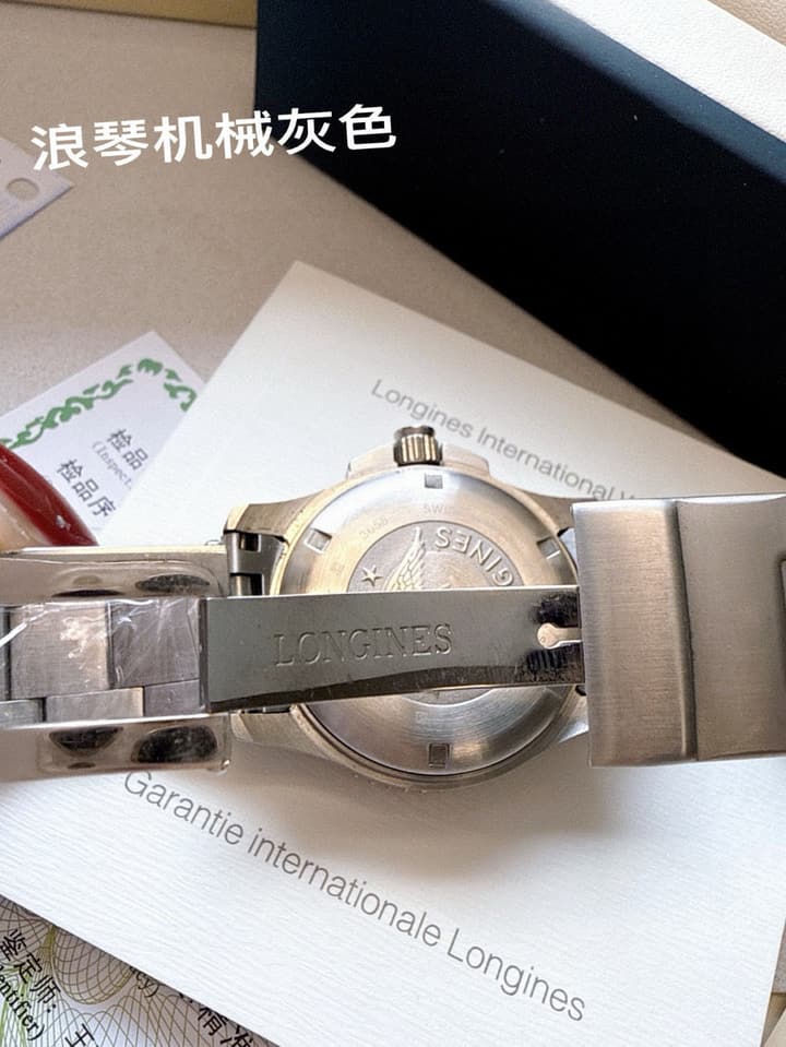 Longines Conquest HydroConquest Automatic Watch in Black Dial Steel Band