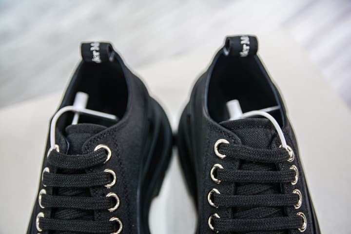 Alexander McQueen Platform Canvas Sneakers – 2023 Collection