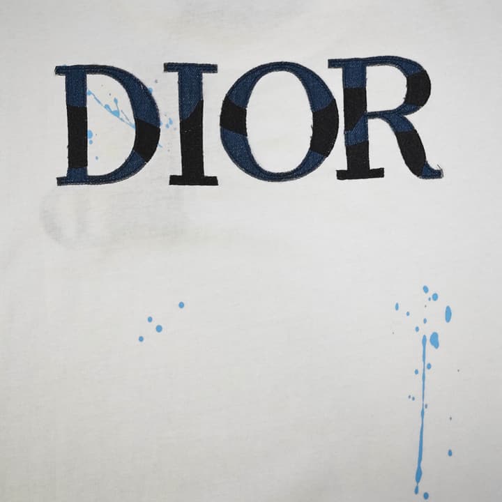 Dior Embroidered Logo Cotton T-Shirt – 2026SS in Black