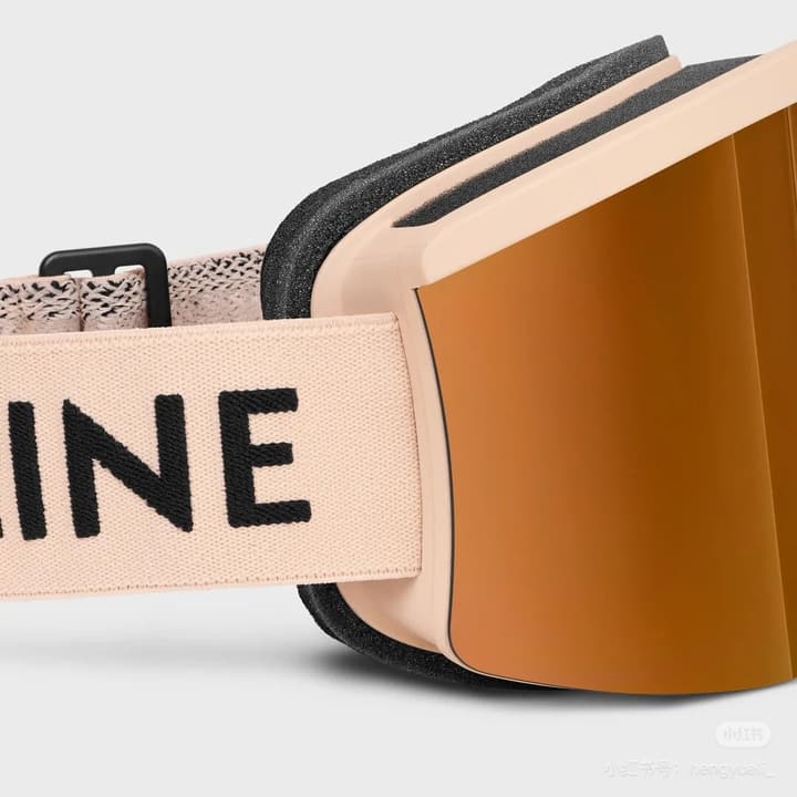 Celine Ski Goggles in Black Frame With Black Strap