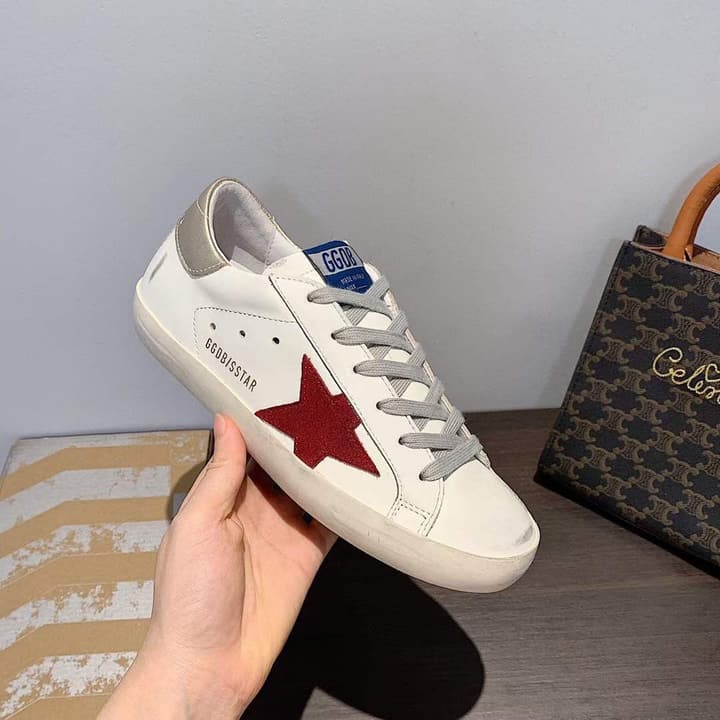 Golden Goose Superstar Graffiti Sneakers – SS22 in Black Star Rose Gold Toe