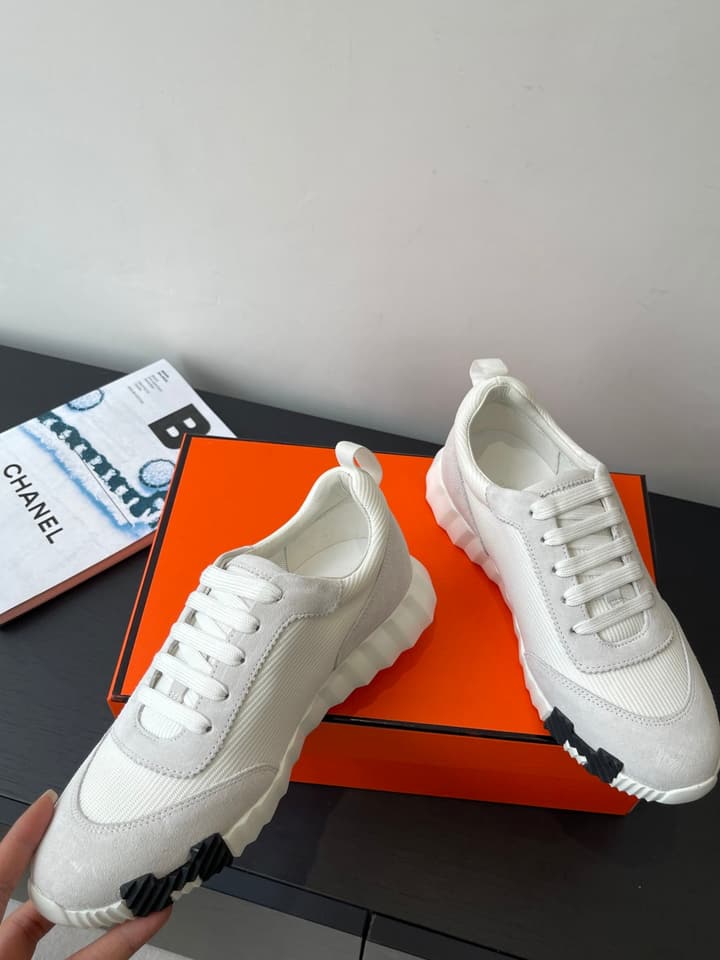 Hermès Classic Couple's Casual Sneakers in Black