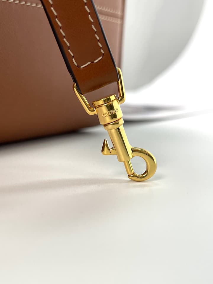 Celine Mini Cuir Cabas Triomphe Tote Bag – 2024SS in Beige