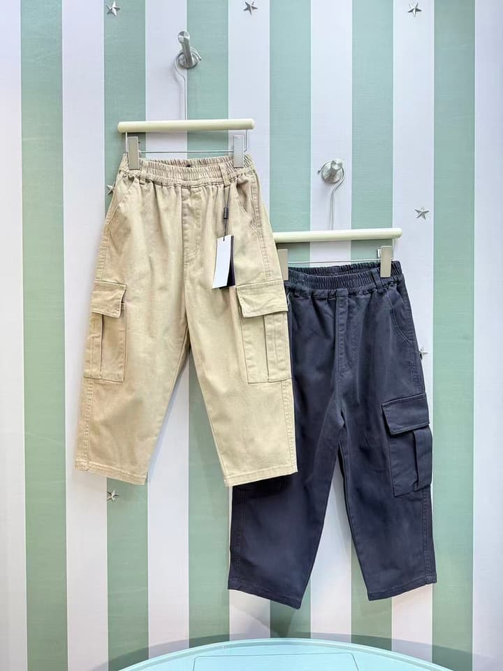 Ralph Lauren RL POLO Kids English Style Pants – 2025SS – Kids Collection in Dark Navy
